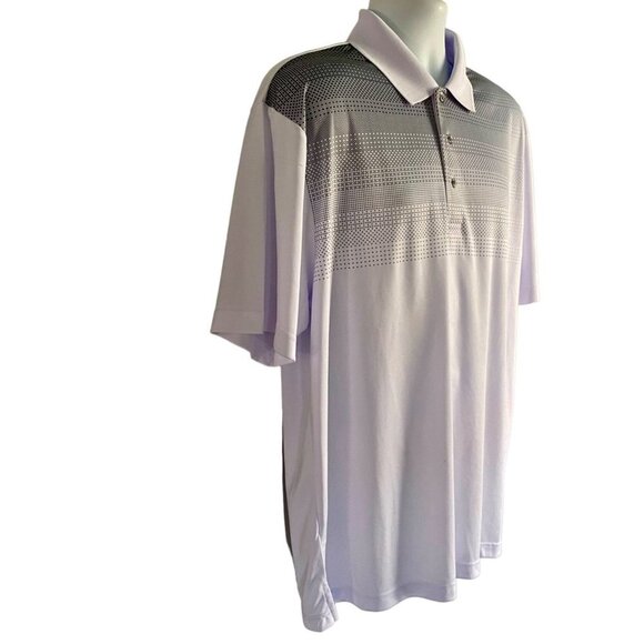 PGA Tour White and Gray Polo Shirt Men's XL - Picture 3 of 9